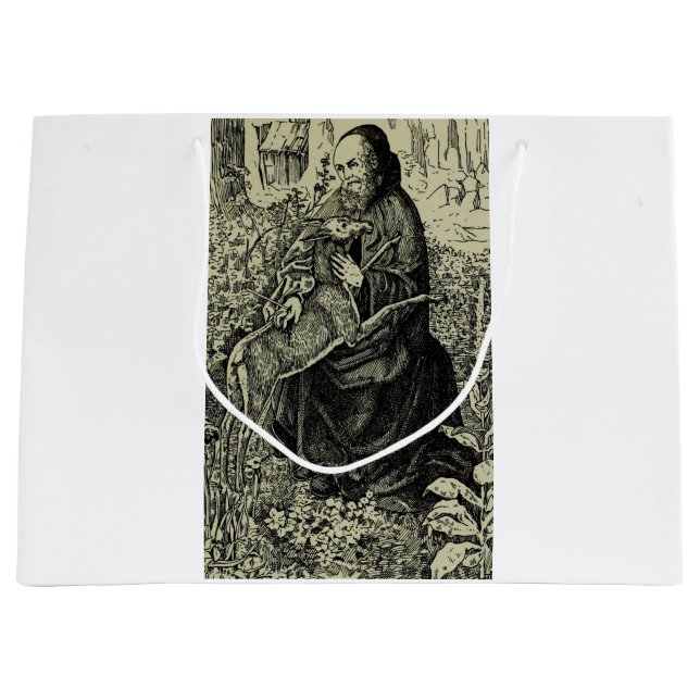 Grand Sac Cadeau Saint Giles l'ermite (Devant)