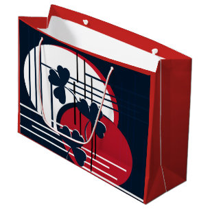 Grand Sac Cadeau Saint Patrick, abstraction