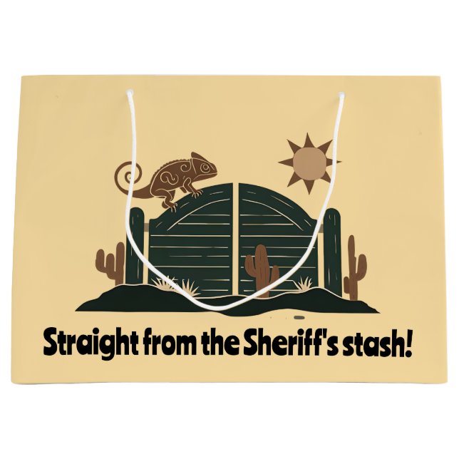 Grand Sac Cadeau Saloon Doors Chameleon (Devant)