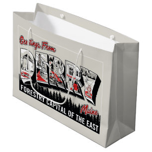 Grand Sac Cadeau Salutation De Derry Maine
