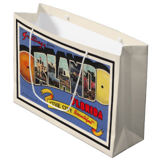 Grand Sac Cadeau Salutation d'Orlando
