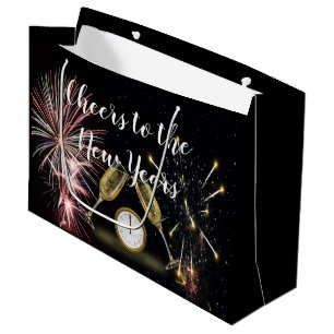 Grand Sac Cadeau Salutations au Nouvel An