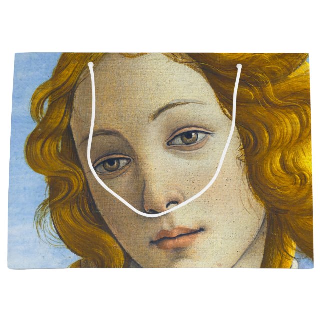 Grand Sac Cadeau Sandro Botticelli - Détail de la naissance de Vénu (Devant)
