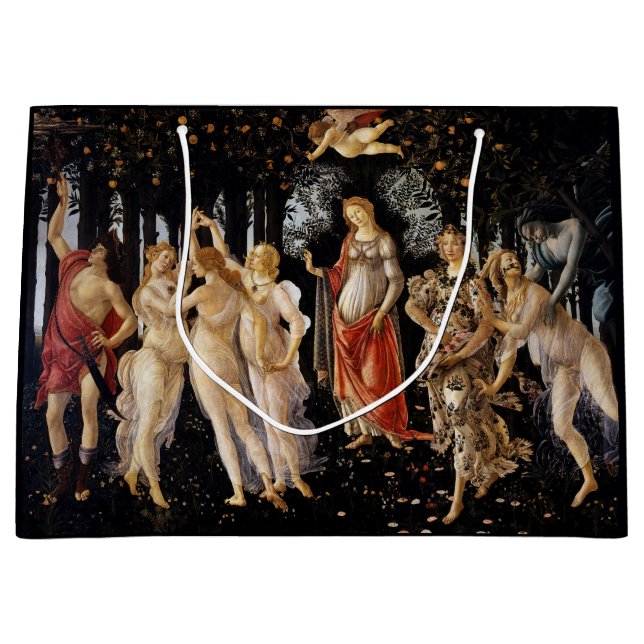 Grand Sac Cadeau Sandro Botticelli - La Primavera (Devant)