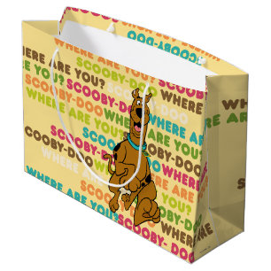 Grand Sac Cadeau Scooby-Doo fonctionnant "où sont vous ? "
