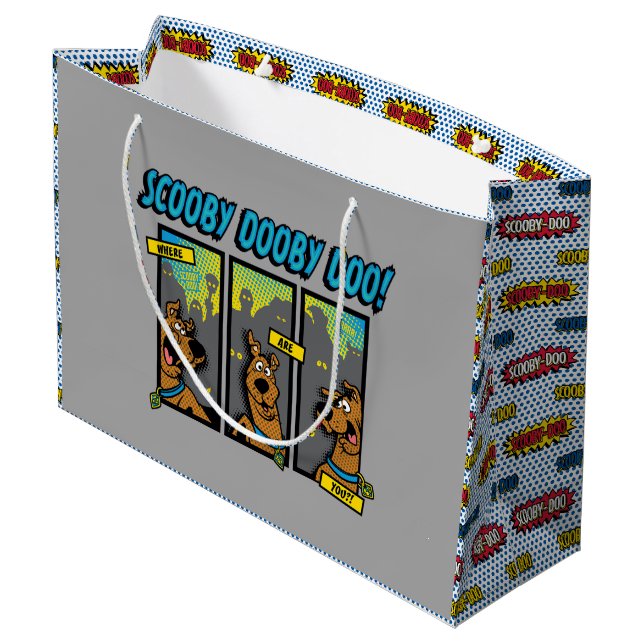 Grand Sac Cadeau Scooby-Doo Where Are You Comic Panels (Dos Angle)