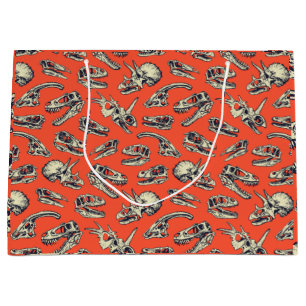Grand Sac Cadeau Sculptures d'Orange & Navy