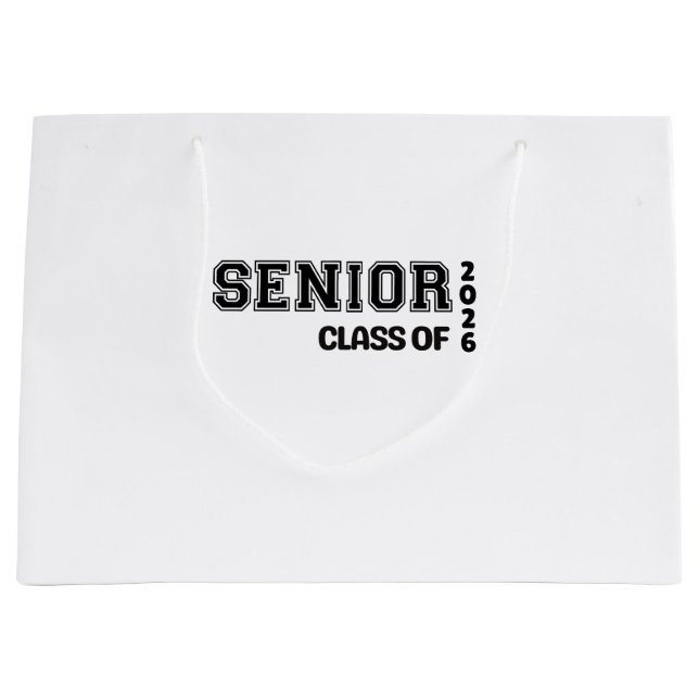 Grand Sac Cadeau Senior 2026 Gift Bag (Devant)