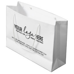 Grand Sac Cadeau Simplifiez votre entreprise d'événement de logo En