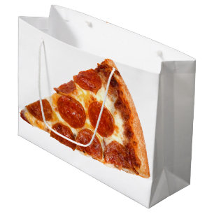 Grand Sac Cadeau SlipperyJoe's classique pepperoni pizza tranche fo