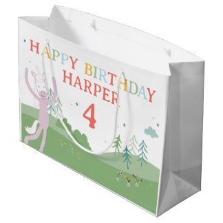 Grand Sac Cadeau Slumberkins Licorne Anniversaire