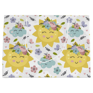 Grand Sac Cadeau Soleil