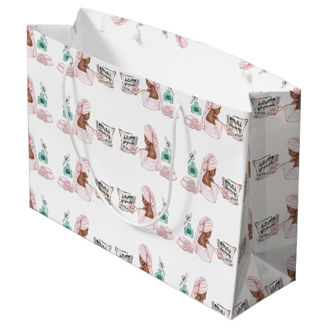 Grand Sac Cadeau Spa Anniversaire Pamper fête d'anniversaire (Dos Angle)