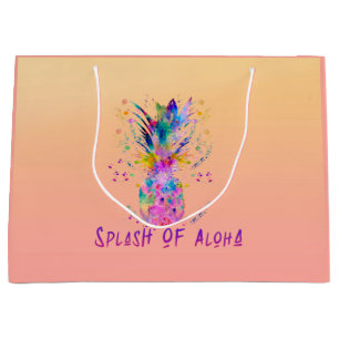 Grand Sac Cadeau Splash of Aloha