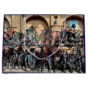 Grand Sac Cadeau Stand à vélos
