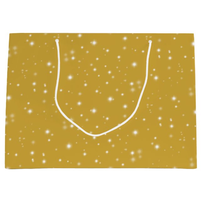 Grand Sac Cadeau Starlight Boho Gold (Devant)