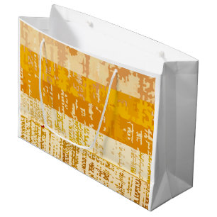 Grand Sac Cadeau Style abstrait Artsy