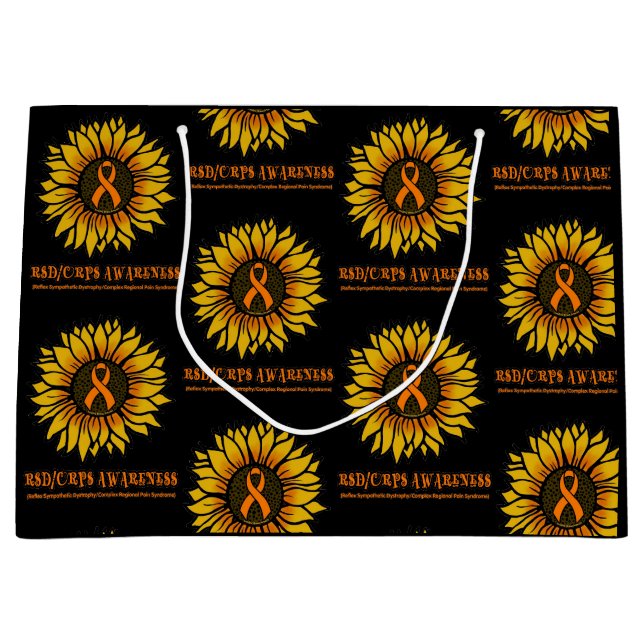 Grand Sac Cadeau Sunflower/Awareness...RSD/CRPS (Devant)