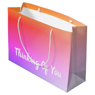 Grand Sac Cadeau Super Jolie Pensée De Vous