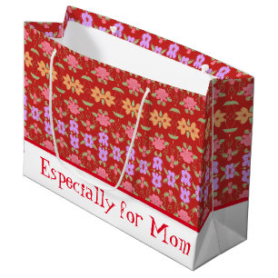 Grand Sac Cadeau Surtout pour maman