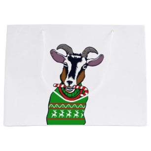 Grand Sac Cadeau Sweater de Goat Christmas