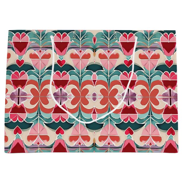Grand Sac Cadeau Sweet Love Symphony Wrapper Papier (Devant)