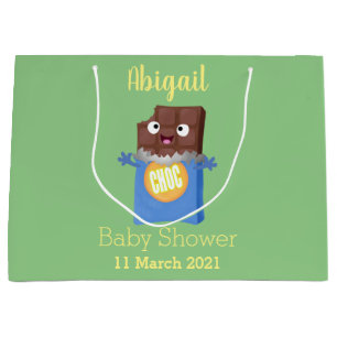 Grand Sac Cadeau Sympa chocolat chocolat bonbon bar personnage de d