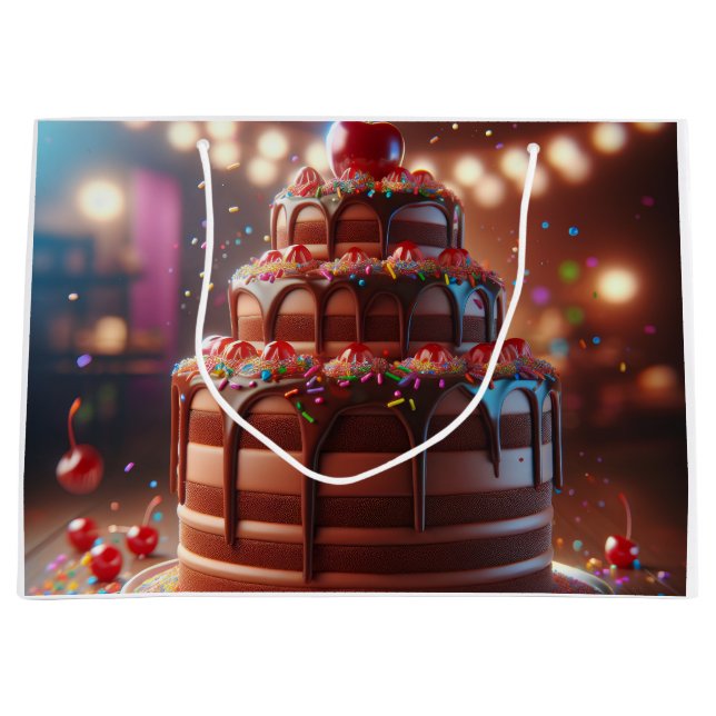 Grand Sac Cadeau Symphonie de douceur (Devant)