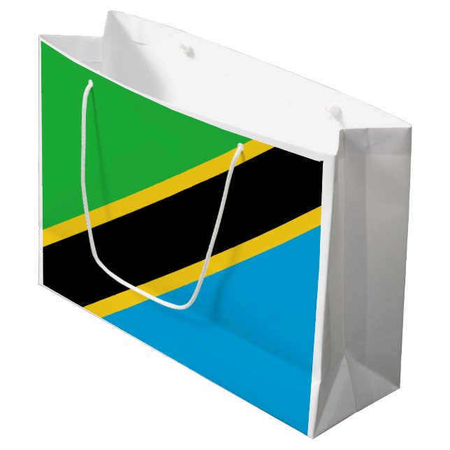 Grand Sac Cadeau Tanzanie (Devant Angle)