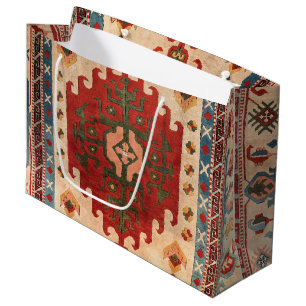 Grand Sac Cadeau Tapis Oriental