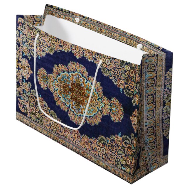 Grand Sac Cadeau Tapis Oriental Killim (Devant Angle)