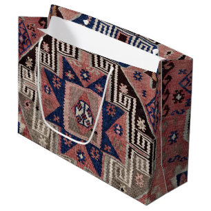 Grand Sac Cadeau Tapis Oriental Rouge Carpet Killim