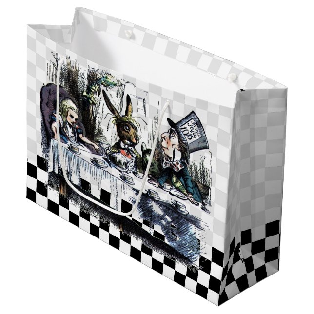 Grand Sac Cadeau Tea Party 2 (Devant Angle)