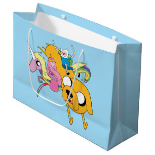 Grand Sac Cadeau Temps d'aventure Lady, Bubblegum, Finn & Jake