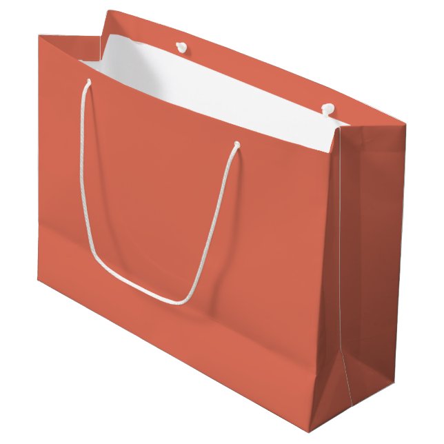 Grand Sac Cadeau Terra Cotta (Devant Angle)