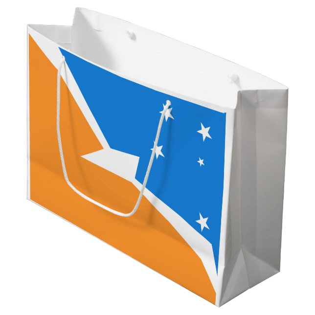 Grand Sac Cadeau Terre de Feu (Devant Angle)