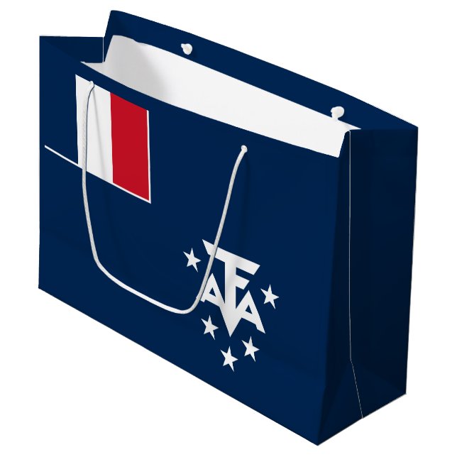 Grand Sac Cadeau Terres australes et antarctiques françaises (Devant Angle)