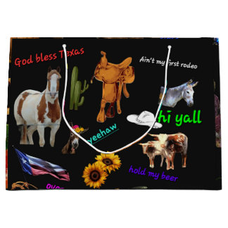 Grand Sac Cadeau Texas