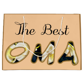 Grand Sac Cadeau The Best Oma Gift Bag
