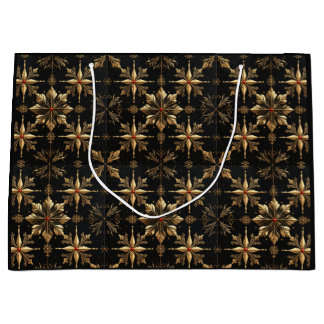 Grand Sac Cadeau The Elegant Christmas - Black