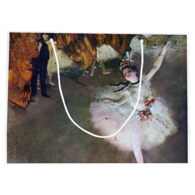 Grand Sac Cadeau The Star, Ballerina, Edgar Degas, 1878 (Dos)