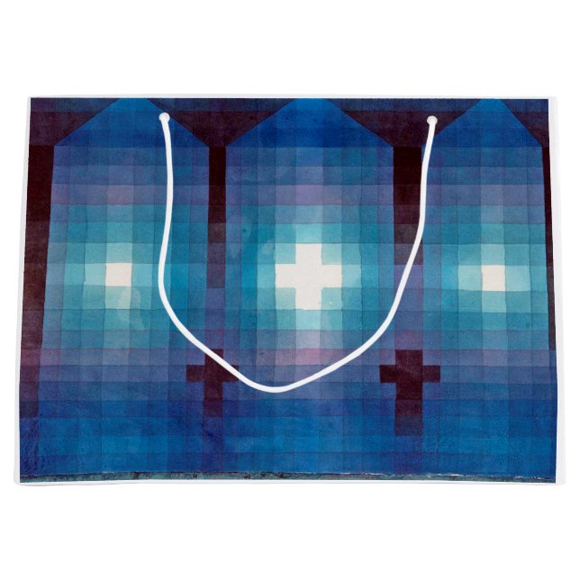 Grand Sac Cadeau Tombe en trois, Klee (Devant)
