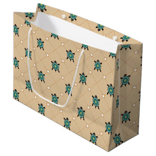 Grand Sac Cadeau Tortue indigène