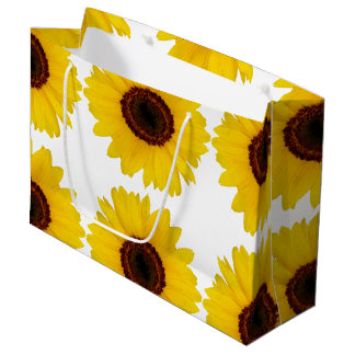 Grand Sac Cadeau Tournesol