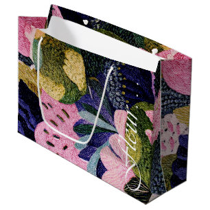 Grand Sac Cadeau Tropical Modernism Gift Bag (Horizontal Edition)