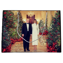Trump Président des États-Unis Noël à la Maison Bl