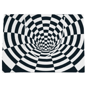 Grand Sac Cadeau Tunnel d'illusion optique