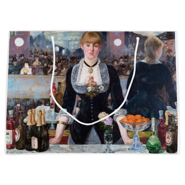 Grand Sac Cadeau Un bar aux Folies-Bergere, Manet (Devant)