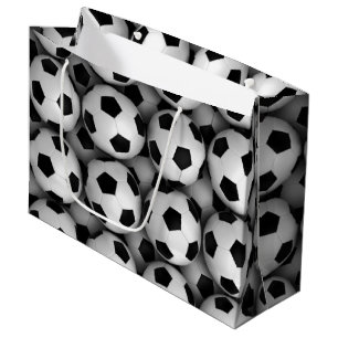 Grand Sac Cadeau un bon nombre de ballons de football