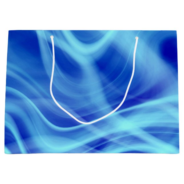 Grand Sac Cadeau Un brouillard bleu mystique (Devant)